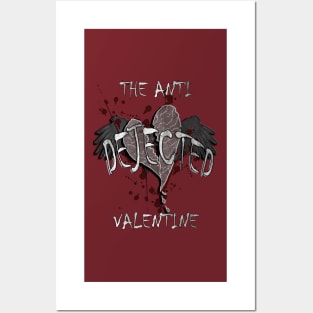 Funny Anti-Valentine Graphic Design Fun Sarcastic Valentine's Day Gifts Posters and Art